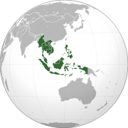 South East Asia and Pakistan diplomatic strength
